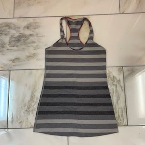 Lululemon stripe racer back tank